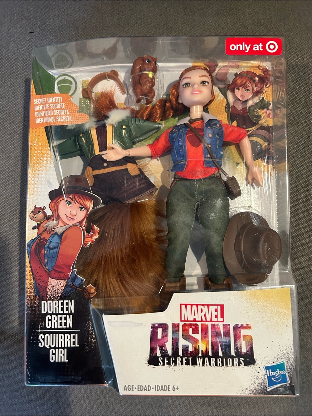 Marvel Doreen Green Squirrel Girl Doll in Green and Red Outfit